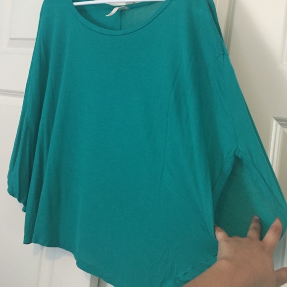 Torquoise short sleeve top - Picture 2 of 2