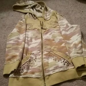 Camo miss me sweatshirt