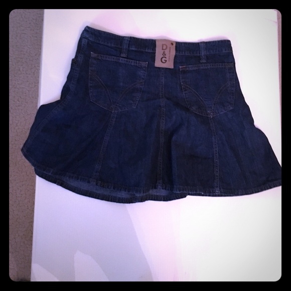 Dolce&Gabana denim pleated miniskirt-never worn!