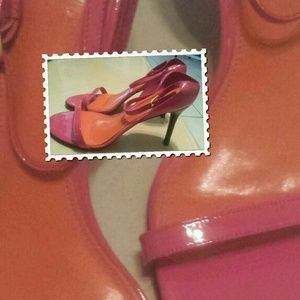 Pink Ralph Lauren heels, Size 11 fits like a 10
