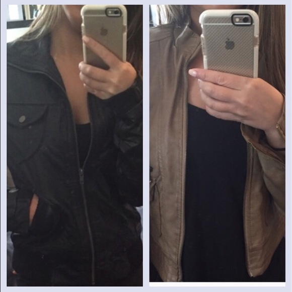 🚫SOLD‼️ 2/$10 Each Xhilaration Black&Tan Jackets