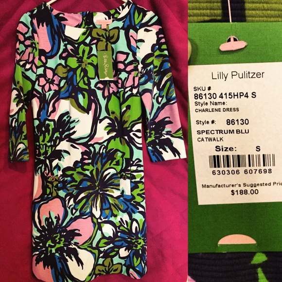 NWT Lilly P. Charlene in Spectrum Blue Catwalk!!