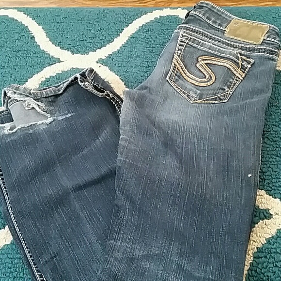 Silver jeans