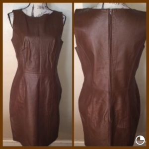 Leather Dress sz 10.   In perfect condition (