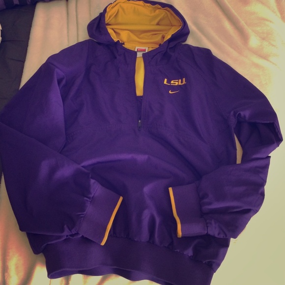 lsu nike windbreaker