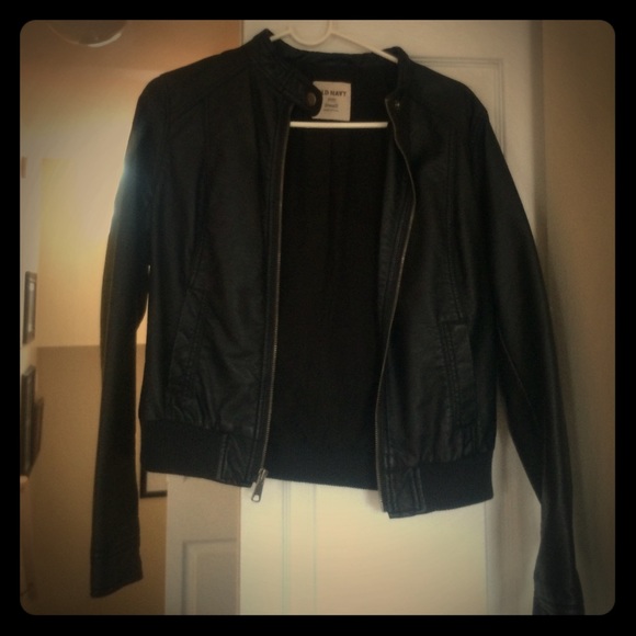 Old Navy faux leather jacket