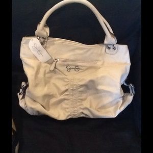 NWT Jessica Simpson cream colored handbag