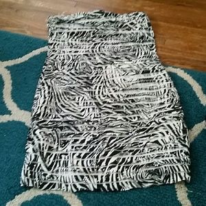 Zebra print club dress