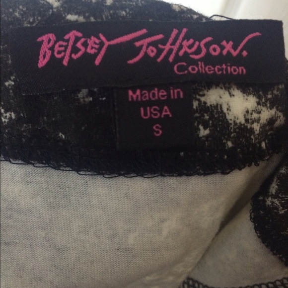 Betsey Johnson black and white fitted dress - Picture 2 of 3