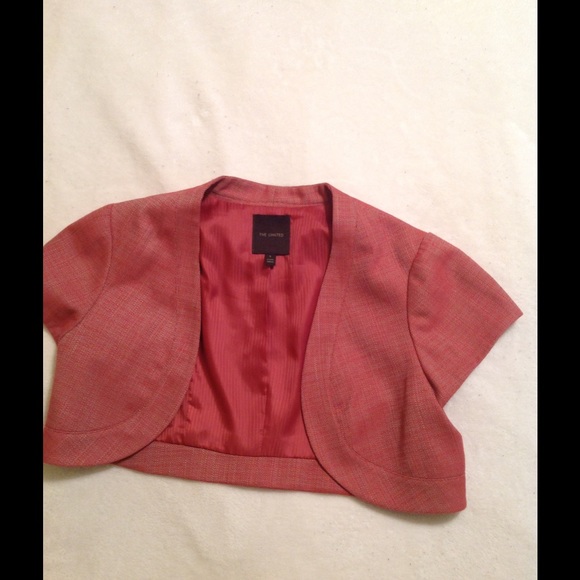 The Limited Jackets & Blazers - Bolero in burnt orange and tan