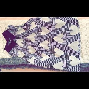 Top shop Peter Pan collared  top