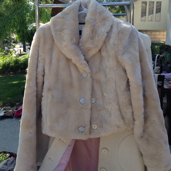 Faux fur jacket