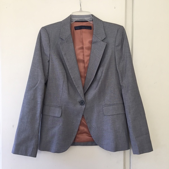 Zara Basic Gray Blazer