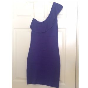 Purple one shoulder dress for $10!