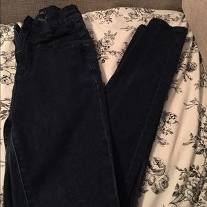 High waisted denim