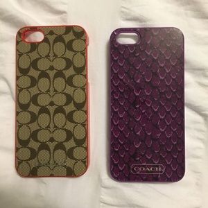 Coach phone cases