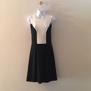 Black & White Panel Dress