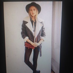 Bdg jacket with Sherpa collar size M