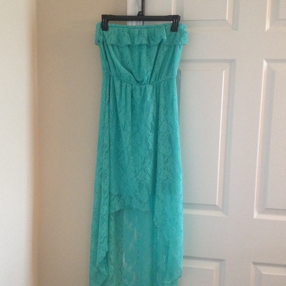 Mint green dress
