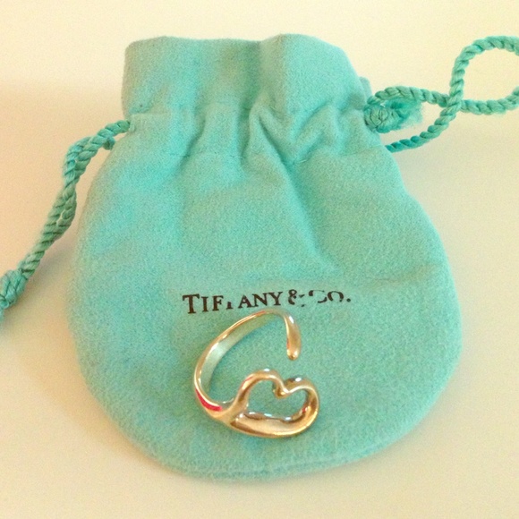 Tiffany open heart ring