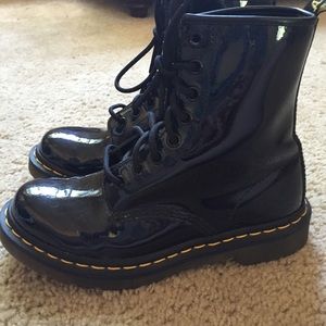 SALE Black Patent Shiny Dr. Martens