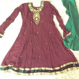 Indian dress for kids 2 piece (kameez and duppata)