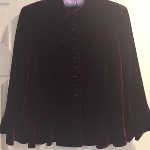 Ralph Lauren velvet jacket size 12