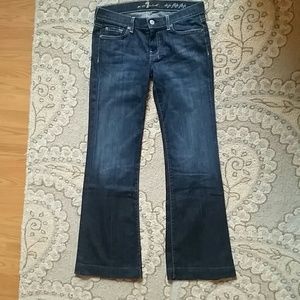 7 for all mankind blue jeans