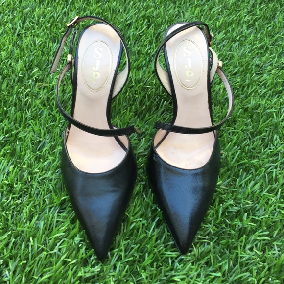 SJP black "Rachel" Pumps