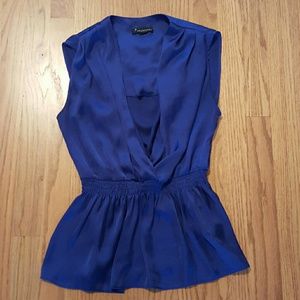 Cobalt blouse Forever 21