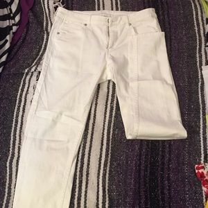 white jeans