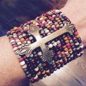 Cuff Cross Bracelet