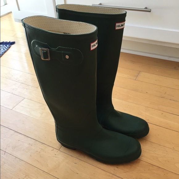Hunter green Hunter Boots size 9m/10f