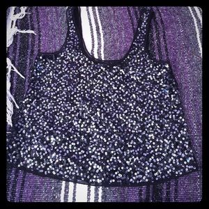 sparkly crop top