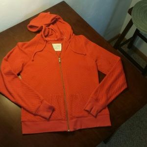 Sonoma waffle stitch quilted hoodie
