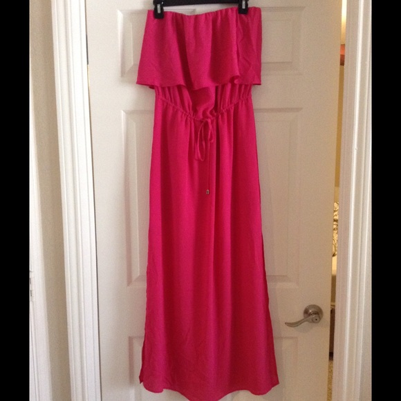 Hot pink maxi
