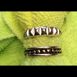 Lia Sophia Band Style Rings, NWOT