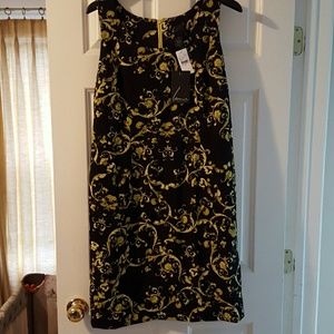 Lane Bryant Black Print Sheath Dress Plus Size 20