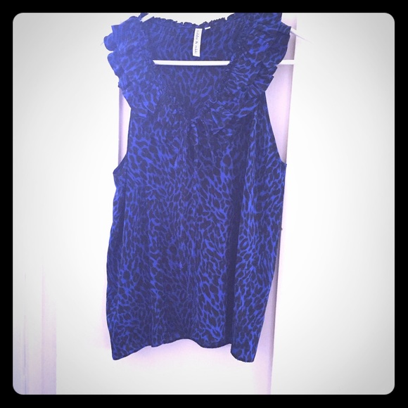 Robbi & Nikki Silk Animal Print Blouse size S - Picture 1 of 4