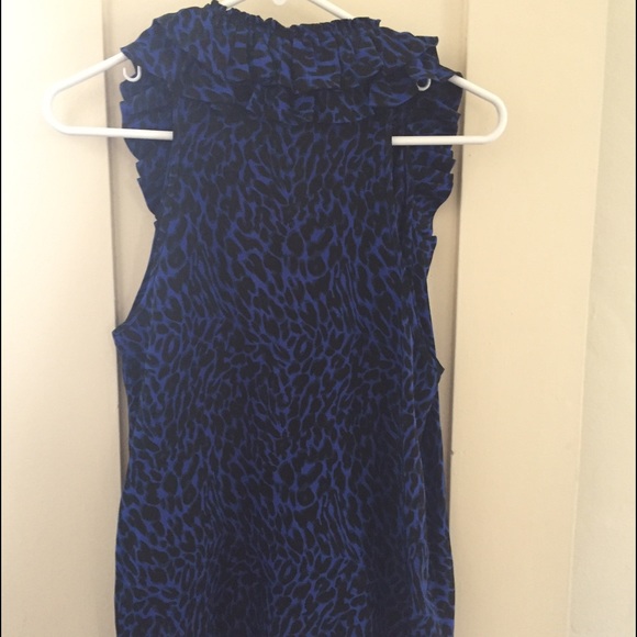 Robbi & Nikki Silk Animal Print Blouse size S - Picture 4 of 4