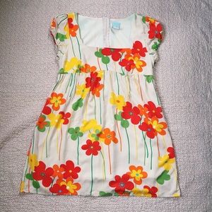 90s Style Flower Child Babydoll Dress