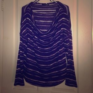 Purple long sleeve shirt by Apt 9