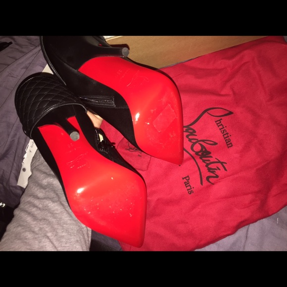 Worn 1x black CL booties - Picture 2 of 4