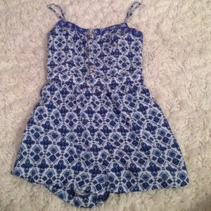 Blue romper