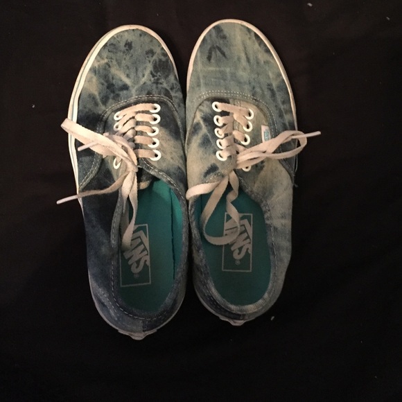 Blue Acid Wash Vans