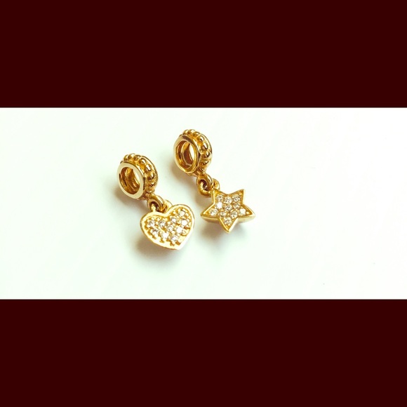 Pandora 14K Gold Plated Cupid Dangle Charm | Pandora Malaysia 14K Gold Dangle Combo Pandora charms