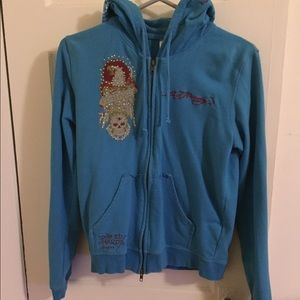 Blue Ed Hardy Sweatsuit