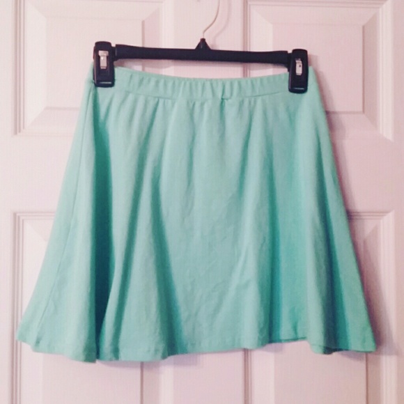 Mint Green Skater Skirt