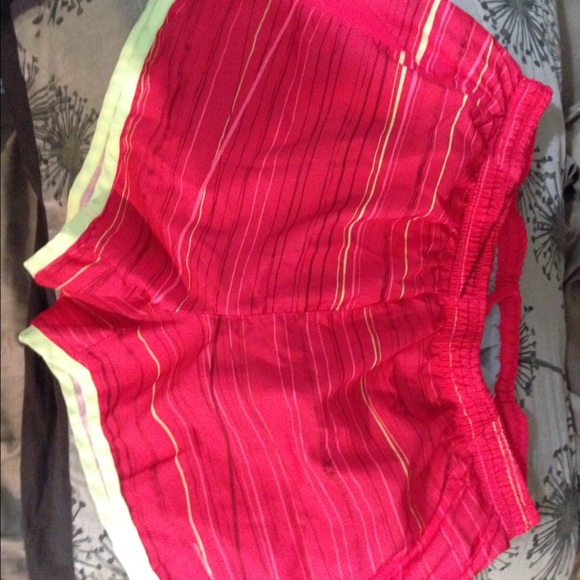 Nike running shorts.