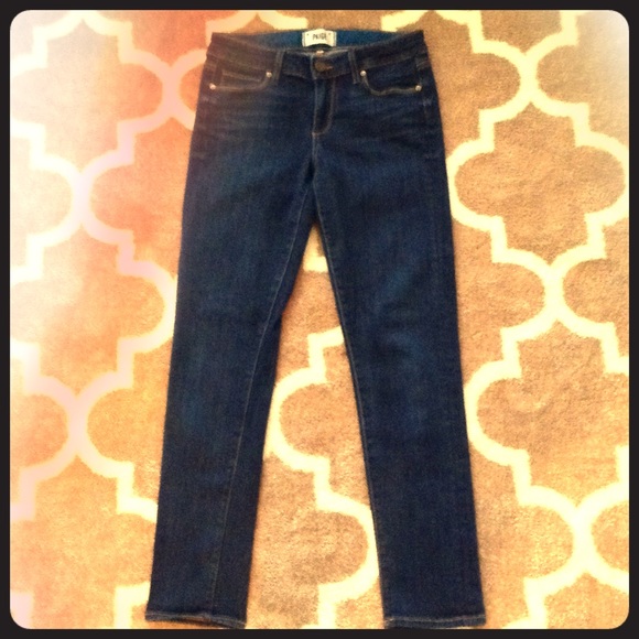 Paige dark denim skinny jeans